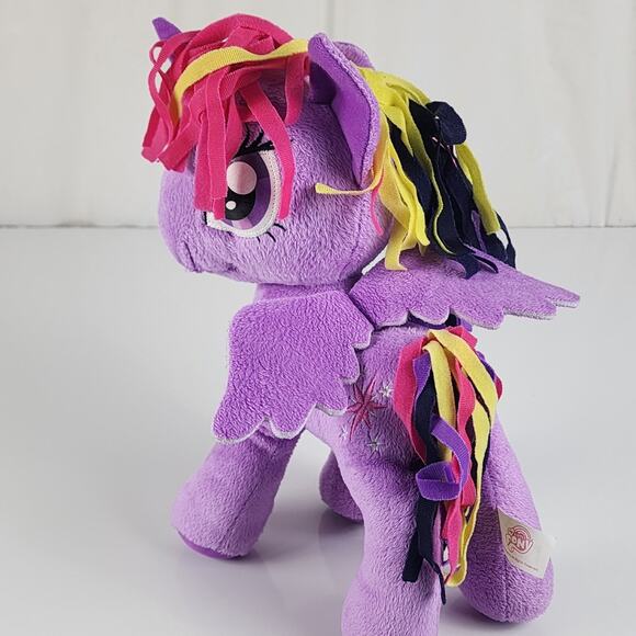 Hasbro 2014 My Little Pony Twilight Sparkle Purple Pegasus Unicorn Plush - Picture 8 of 11